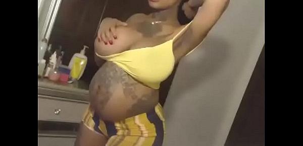  Black ass pregnant belly